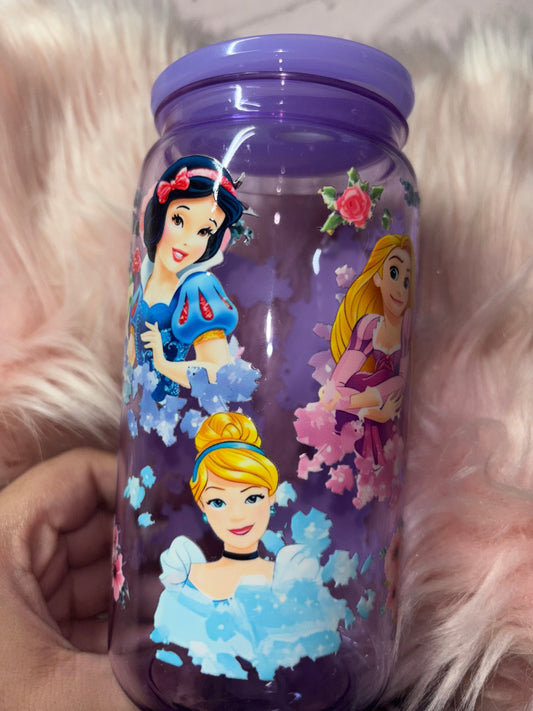 16oz acrylic princess cup